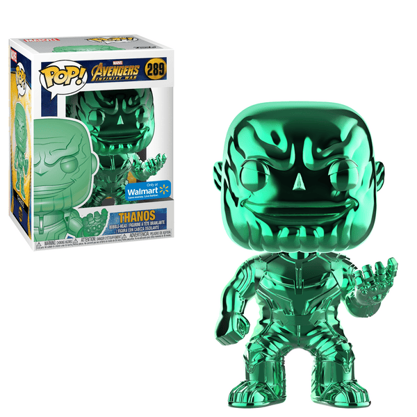 Thanos (Green Chrome) 289 - Marvel Avengers Infinity War - Funko Pop