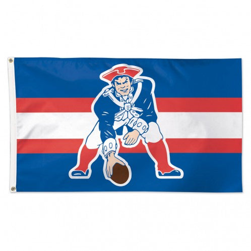 New England Patriots Classic Logo 3X5 Deluxe Flag