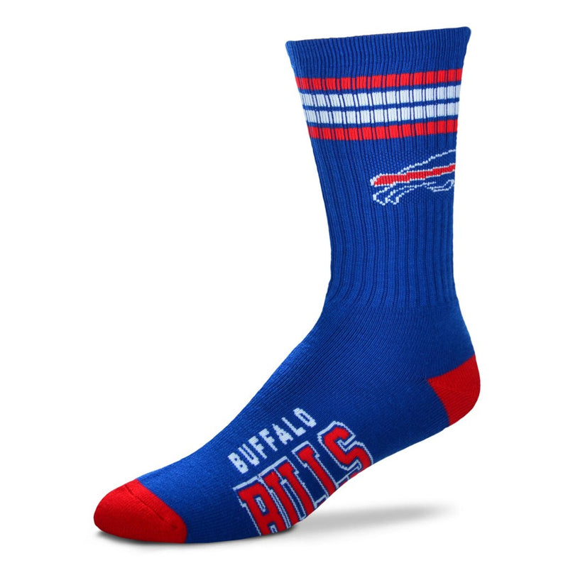 Buffalo Bills 4 Stripe Socks