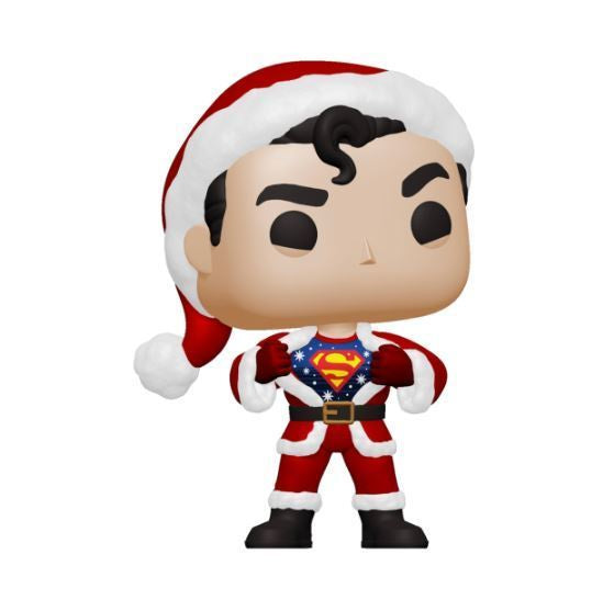 Superman In Holiday Sweater 353 - DC Super Heroes - Funko Pop