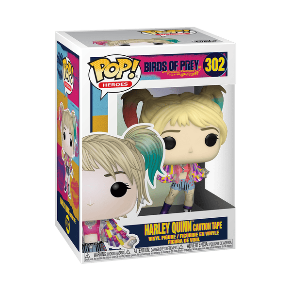 Harley Quinn (Caution Tape) 302 - Birds of Prey - Funko Pop