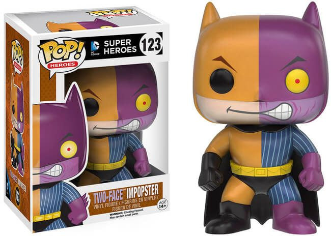 Two Face Impopster 123 - Super Heroes - Funko Pop