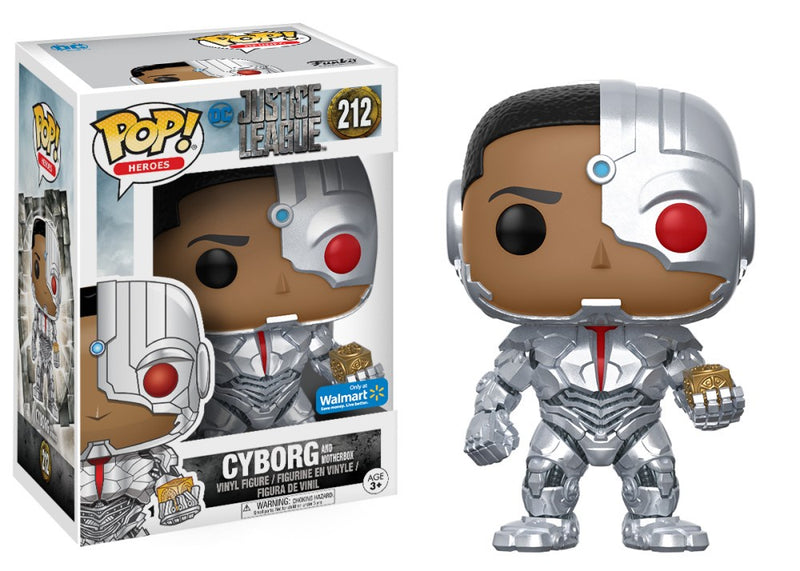 Cyborg and Motherbox 212 - Justice League - Funko Pop