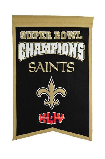 New Orleans Saints Super Bowl Champions Banner