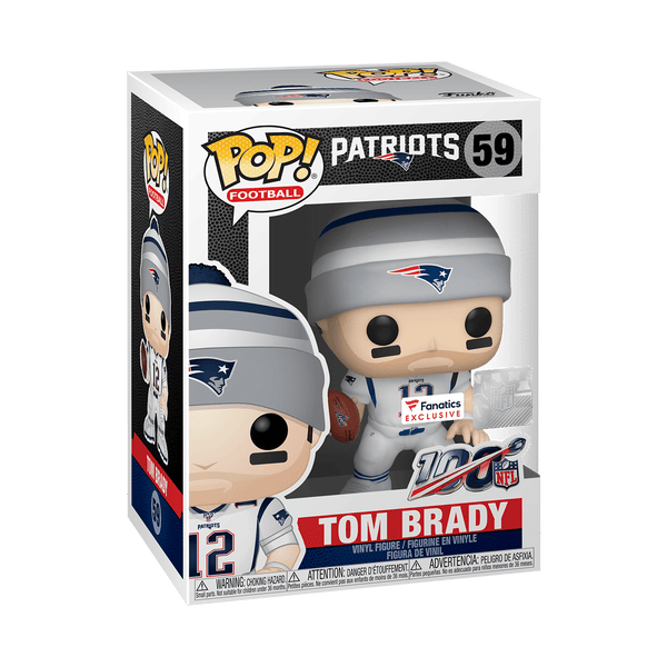 Tom Brady (White Jersey) 59 - Patriots - Funko Pop