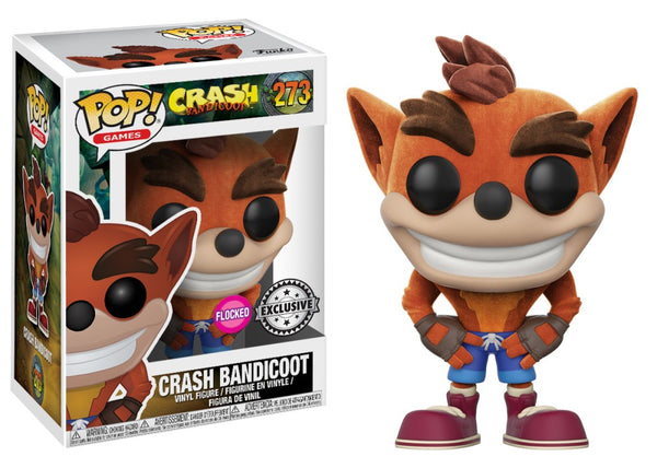 Crash Bandicoot (Flocked) 273 - Crash Bandicoot - Funko Pop