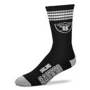 Oakland Raiders 4 Stripe Socks