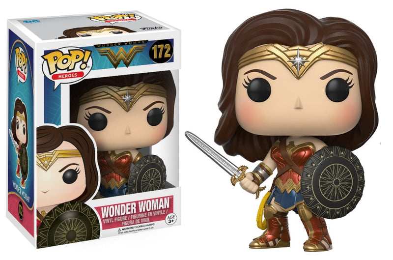 Wonder Woman (w/Sword & Shield) 172 - Wonder Woman - Funko Pop