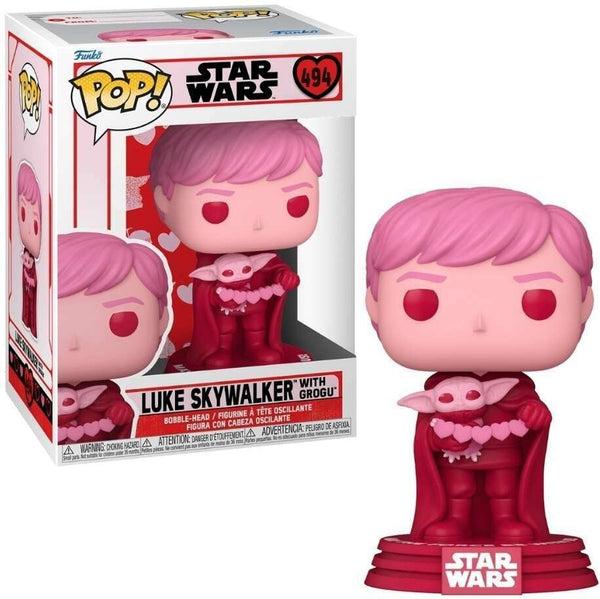 Luke Skywalker with Grogu 494 - Star Wars - Funko Pop