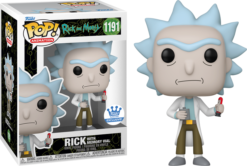 Rick w/Memory Vial 1191 - Rick and Morty - Funko Pop