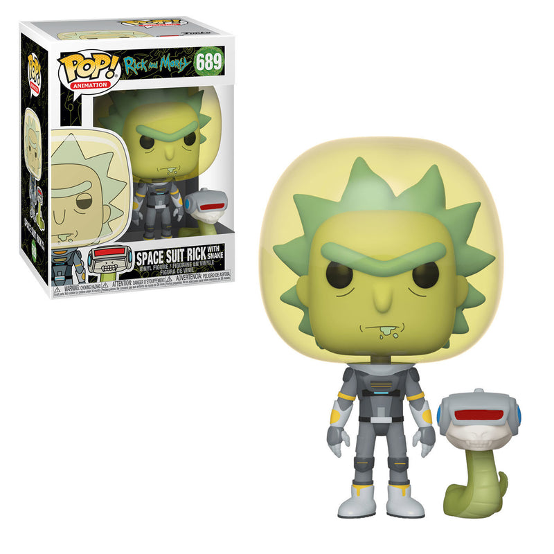 Space Suit Rick (with Snake) 689 - Rick and Morty - Funko Pop