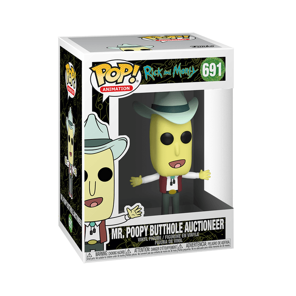 Mr. Poopy Butthole Auctioneer 691 - Rick and Morty - Funko Pop