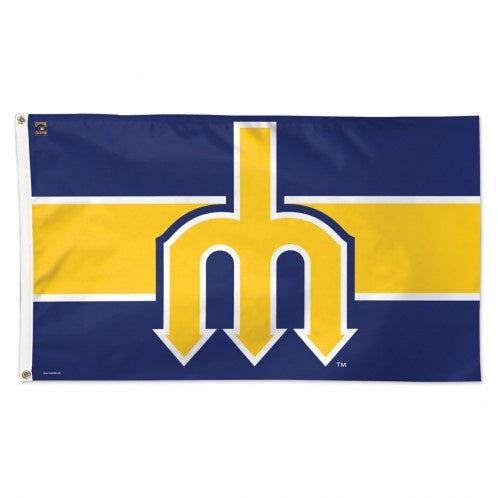 Seattle Mariners Cooperstown 3X5 Deluxe Flag