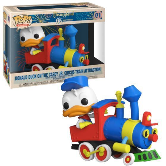 Donald Duck On The Casey Jr. Circus Train Attraction 01 - Disneyland 65th Anniversary - Funko Pop