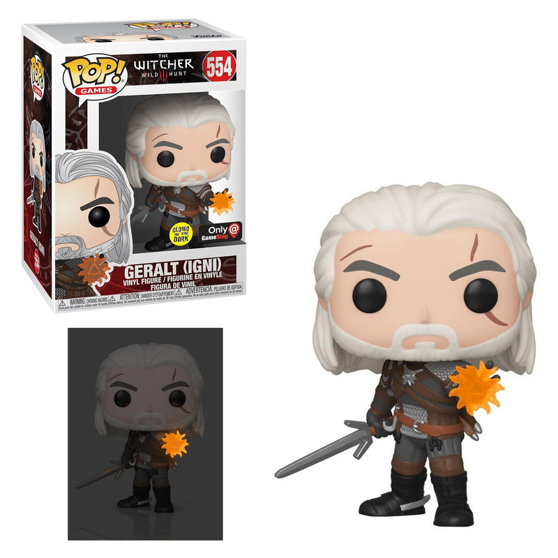 Geralt (Igni) 554 - The Witcher - Funko Pop