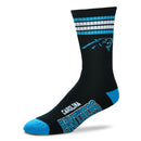 Carolina Panthers 4 Stripe Socks