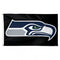 Seattle Seahawks Black Background - 3X5  Deluxe Flag