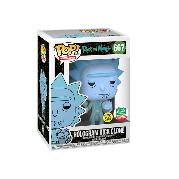 Hologram Rick Clone 667 - Rick and Morty - Funko Pop