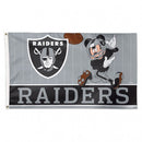 Oakland Raiders Mickey Mouse - 3X5 Deluxe Flag
