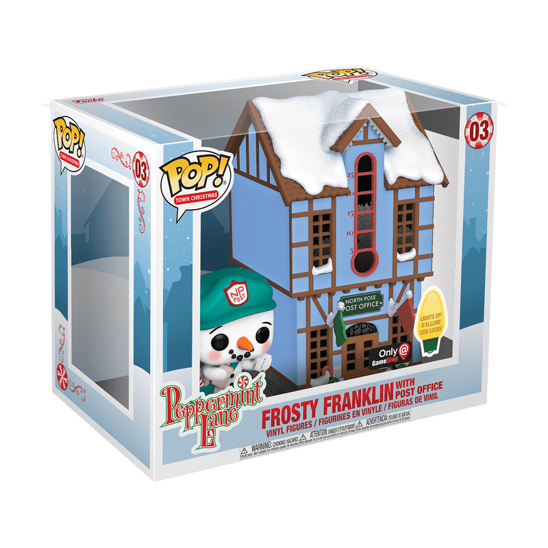 Frosty Franklin with Post Office 03 - Peppermint Lane Funko Pop