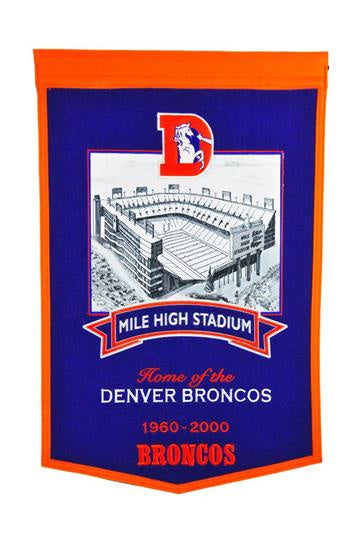 Denver Broncos Mile High Stadium Banner