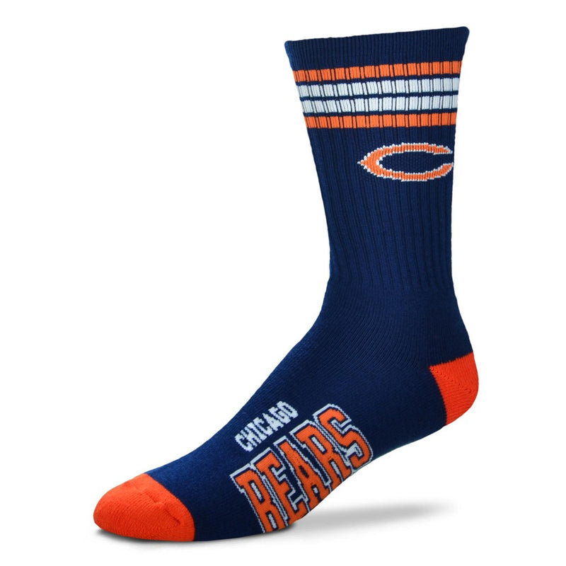 Chicago Bears 4 Stripe Socks
