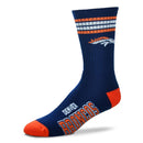 Denver Broncos 4 Stripe Socks
