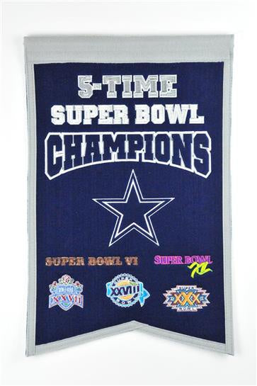 Dallas Cowboys Super Bowl Champions Banner