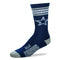 Dallas Cowboys 4 Stripe Socks