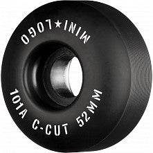 MINI LOGO C-CUT WHEELS 52mm/101A - BLACK