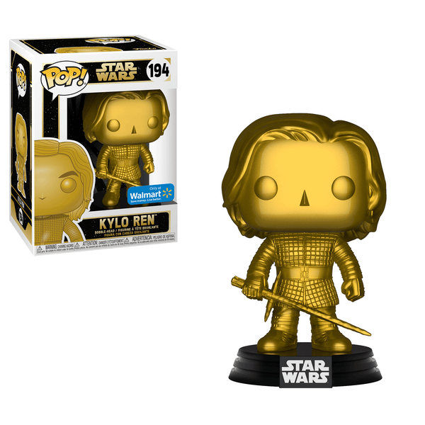 Kylo Ren (Gold Metallic) 194 - Star Wars - Funko Pop