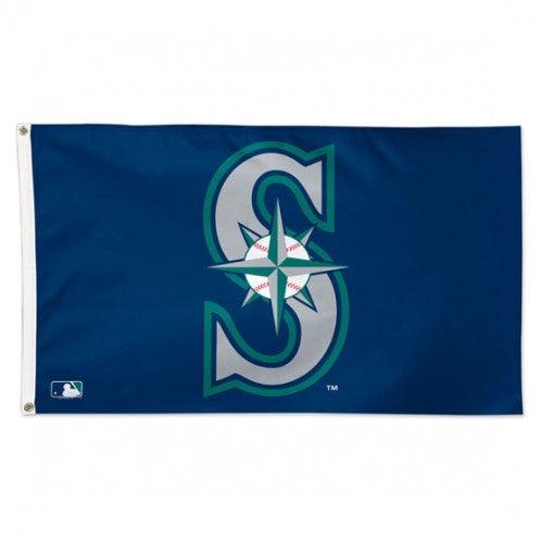 Seattle Mariners - 3X5 Deluxe Flag