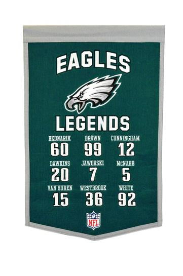 Philadelphia Eagles Legends Banner