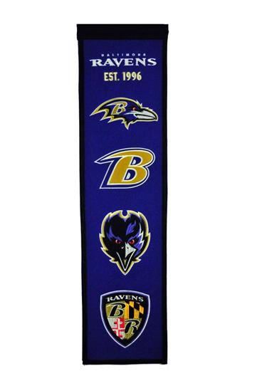 Baltimore Ravens Heritage Banner
