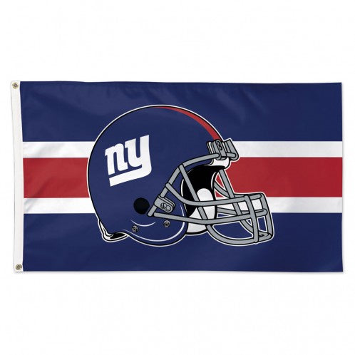 New York Giants Helmet 3X5 Deluxe Flag