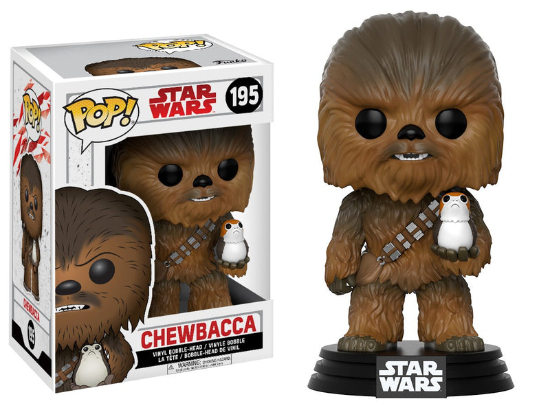 Chewbacca (w/Porgs) 195 - Star Wars - Funko Pop