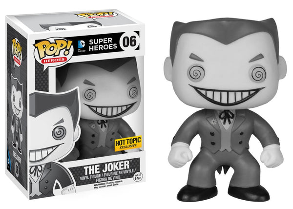 The Joker 06 (Black & White) - DC Super Heroes - Funko Pop